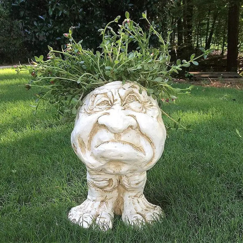 Funny Muggly Flower Pot