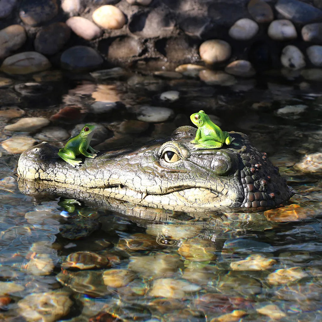 Floating Crocodile Head Ornament