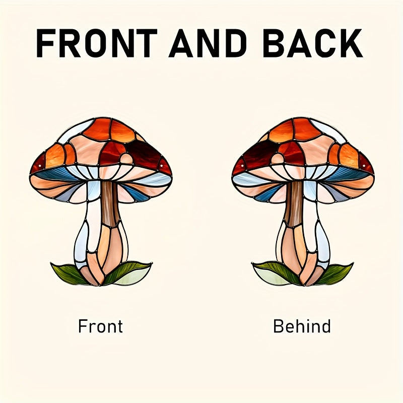 Stained Glass Art - Mushroom