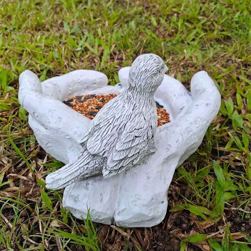 Handcrafted Bird Bath Feeder