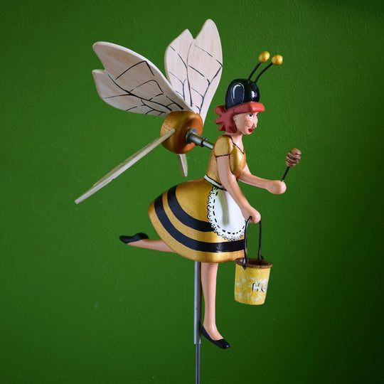 Honey Bee Windmill Lawn Decor