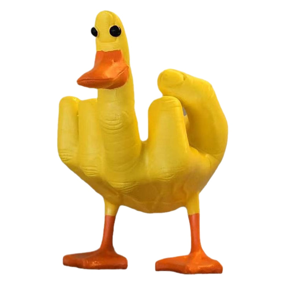 Funny Hand Duck Ornament