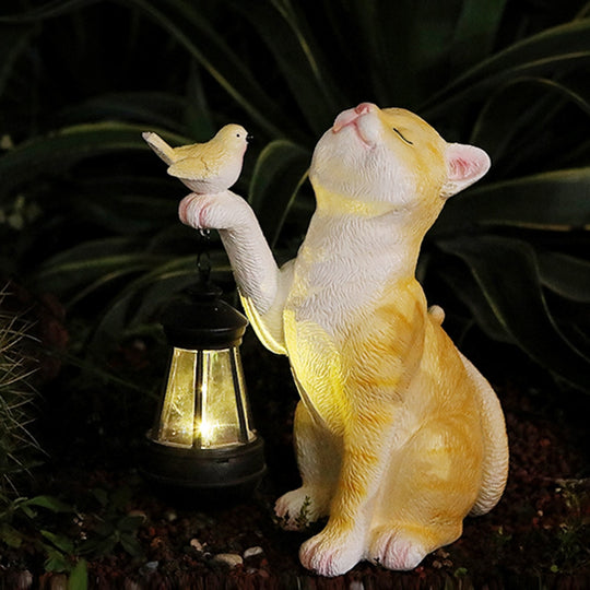 Solar Little Cat Animal Lamp