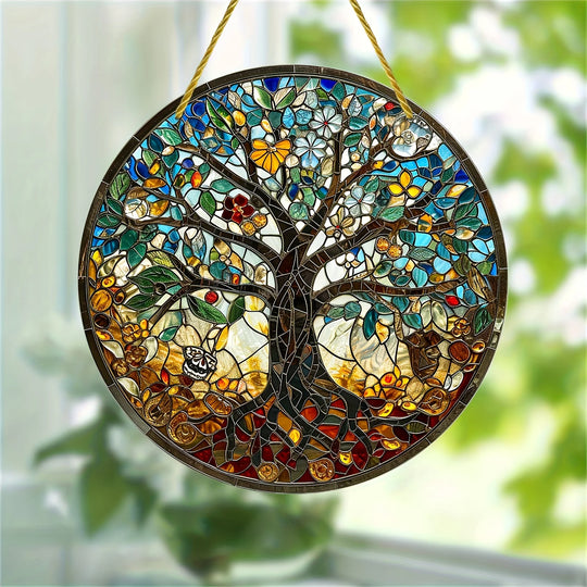 Stained Glass Art - The Tree of Life