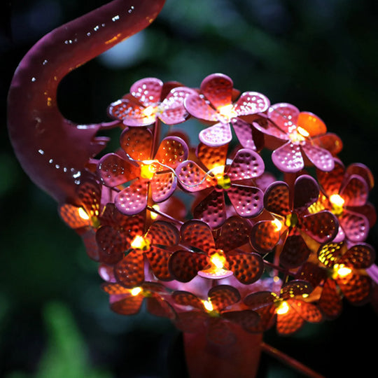 Blossoming Flamingo Solar Light