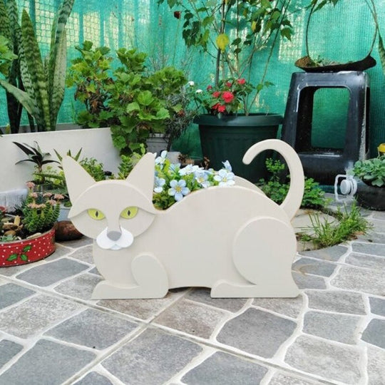 Meow-nique Flower Planter