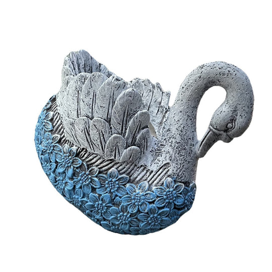 Enchanted Swan Flower Pot
