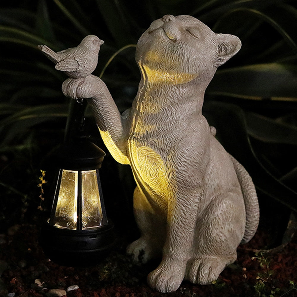 Solar Little Cat Animal Lamp