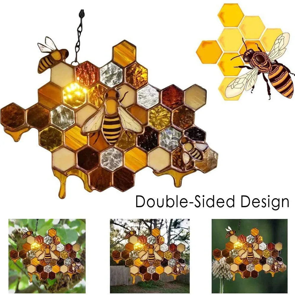 Stained Glass Art - Bee