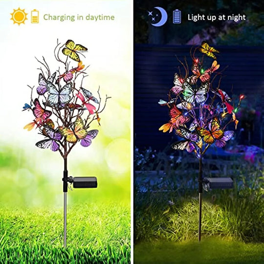 Solar LED Butterflies Garden Lights