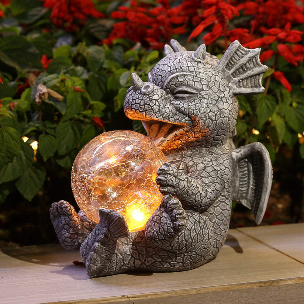 Adorable Baby Dragon Garden Light