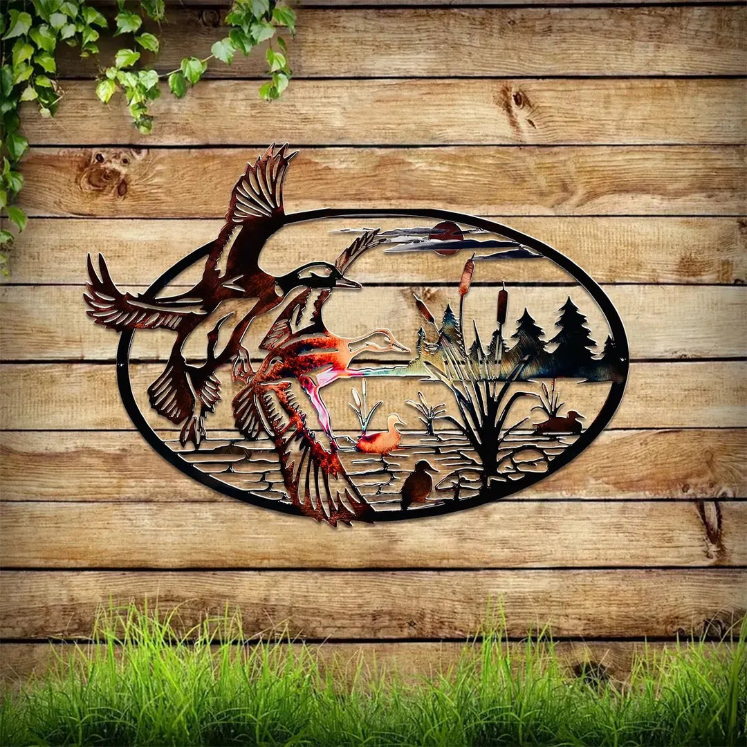 Feathered Friends Metal Wall Art