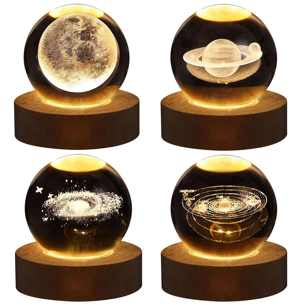 Full Moon 3D Lamp