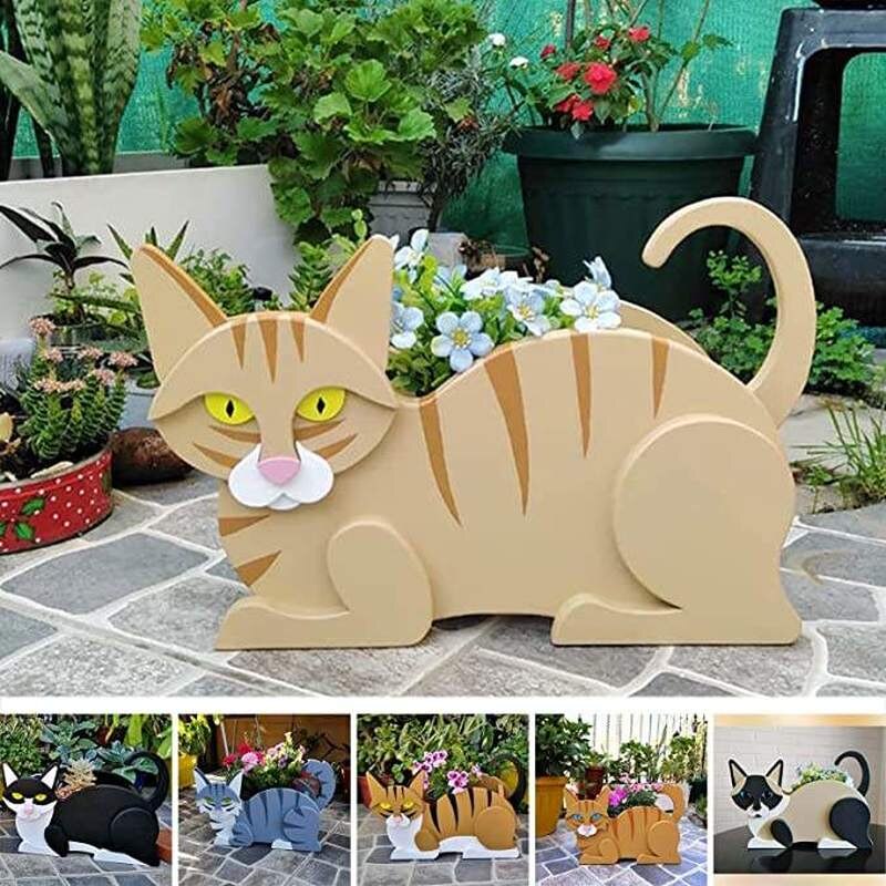 Meow-nique Flower Planter