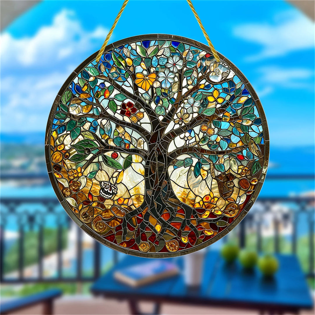 Stained Glass Art - The Tree of Life