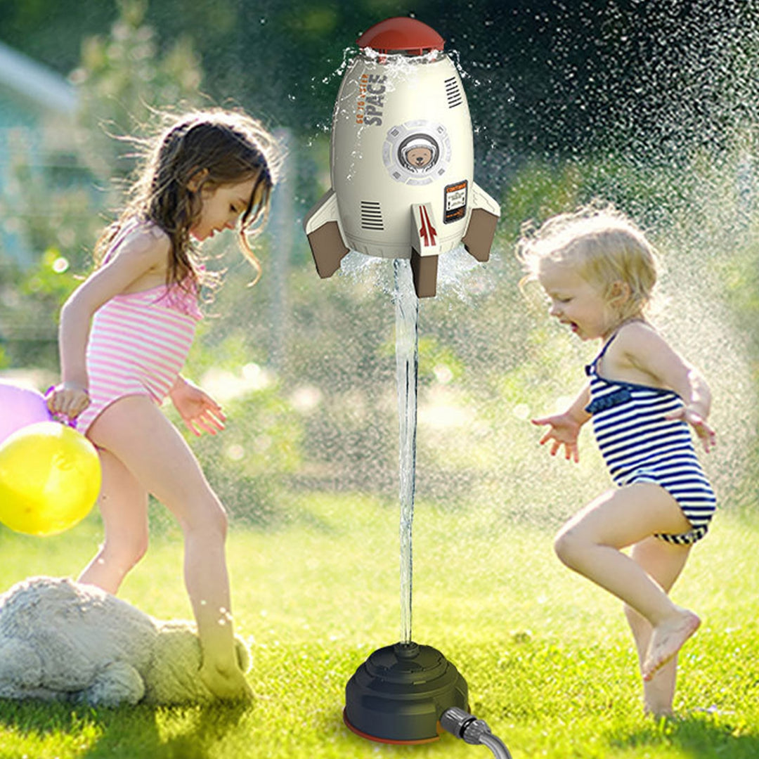 Rocket Launcher Garden Sprinkler Toy