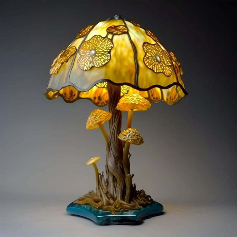 Vibrant Flora Illumination Table Lamps