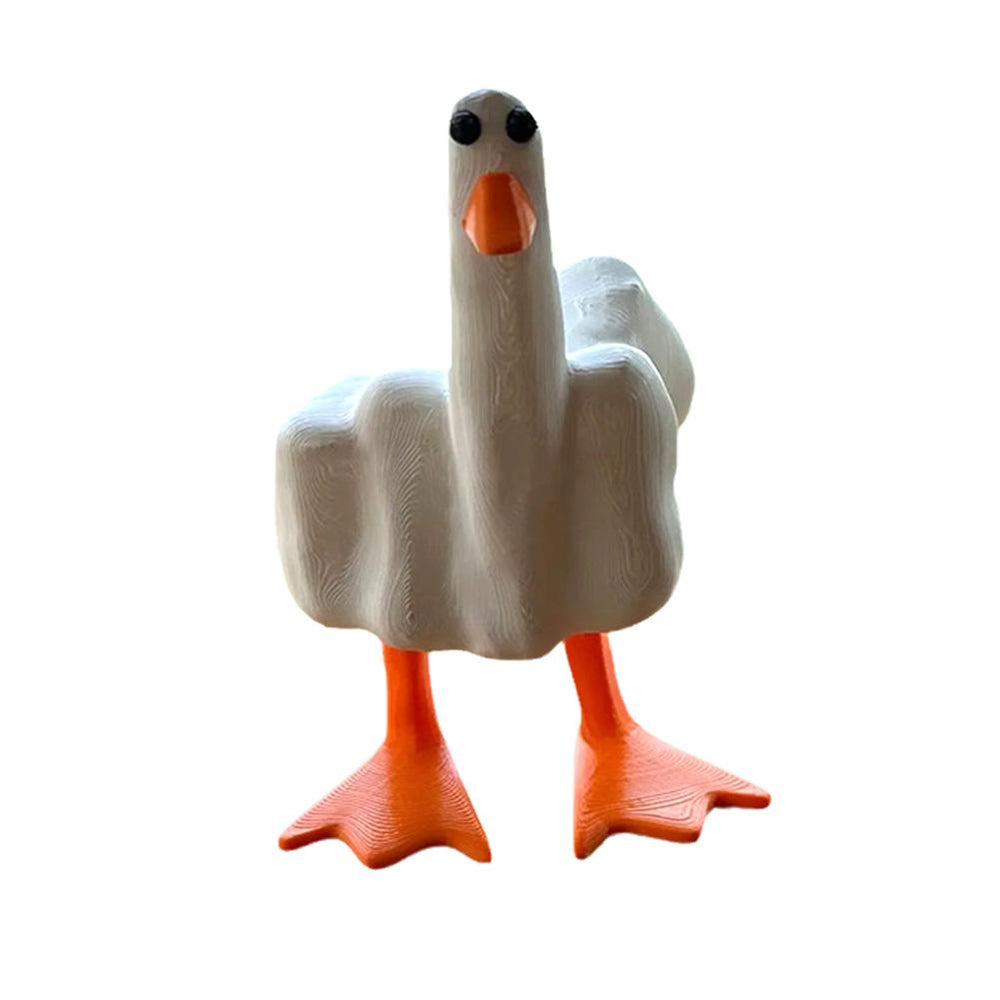 Funny Hand Duck Ornament
