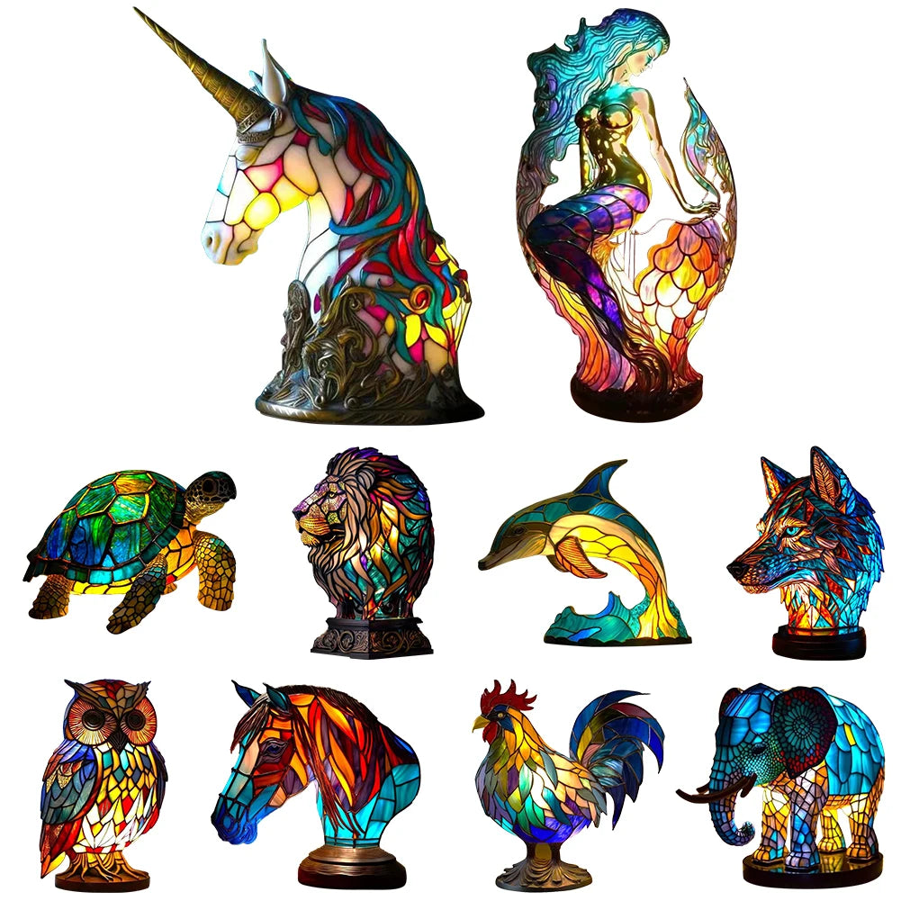 Stained Glass Art - Animals