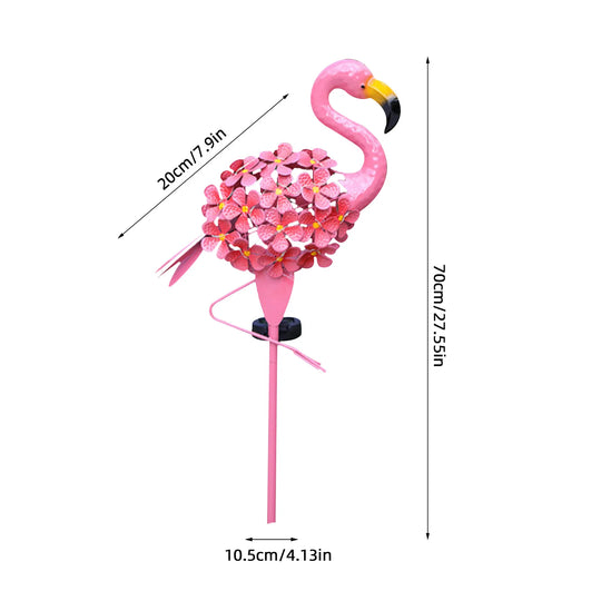 Blossoming Flamingo Solar Light