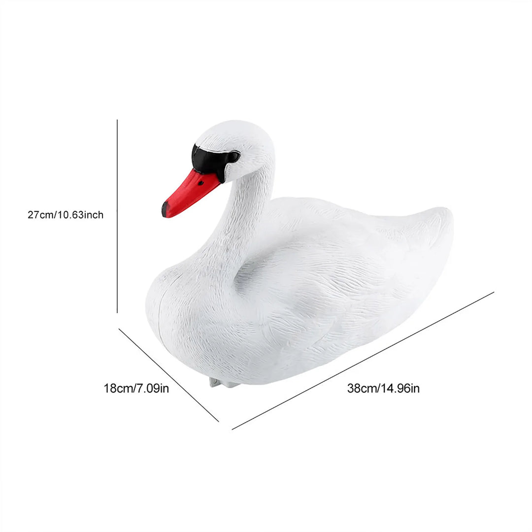 Floating Ultra Realistic White Swan Ornament