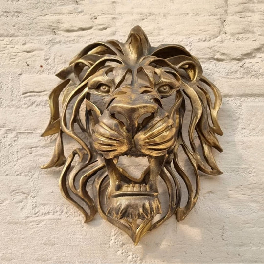 King of Pride Lion Head Wall Sculpture