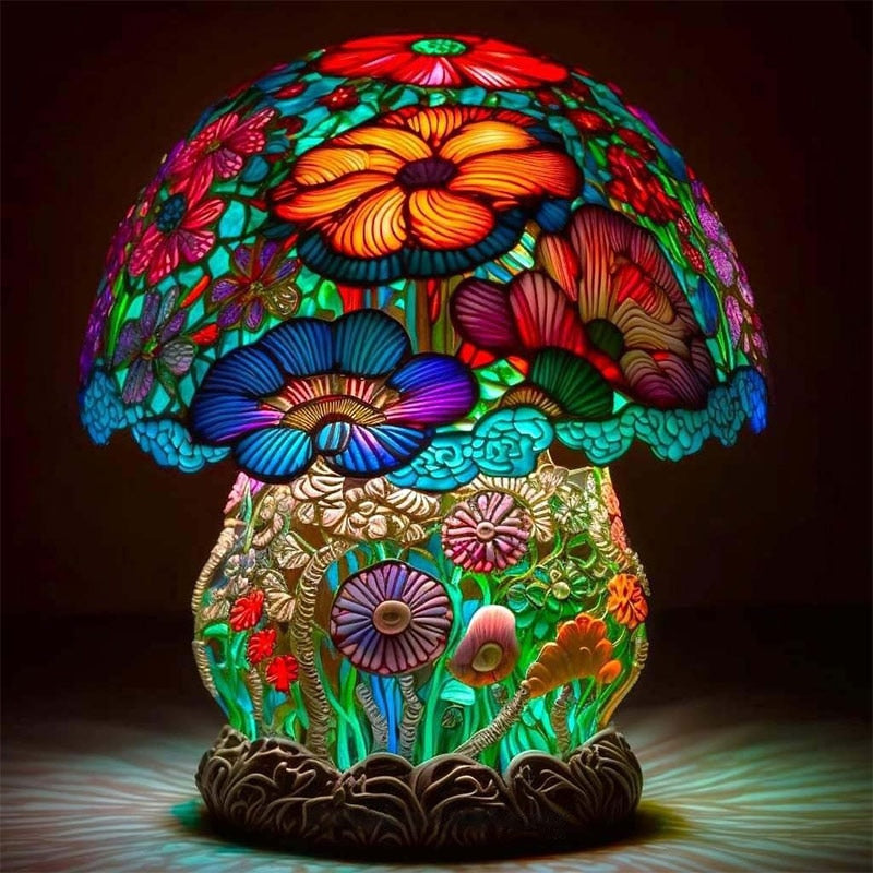 Vibrant Flora Illumination Table Lamps