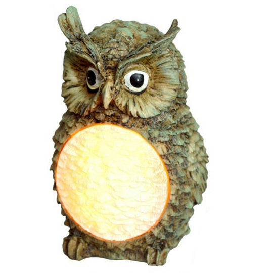 Garden Owl Glowing Belly Ornament