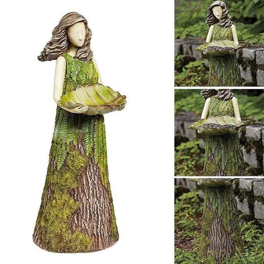 Standing Girl Garden Sculpture