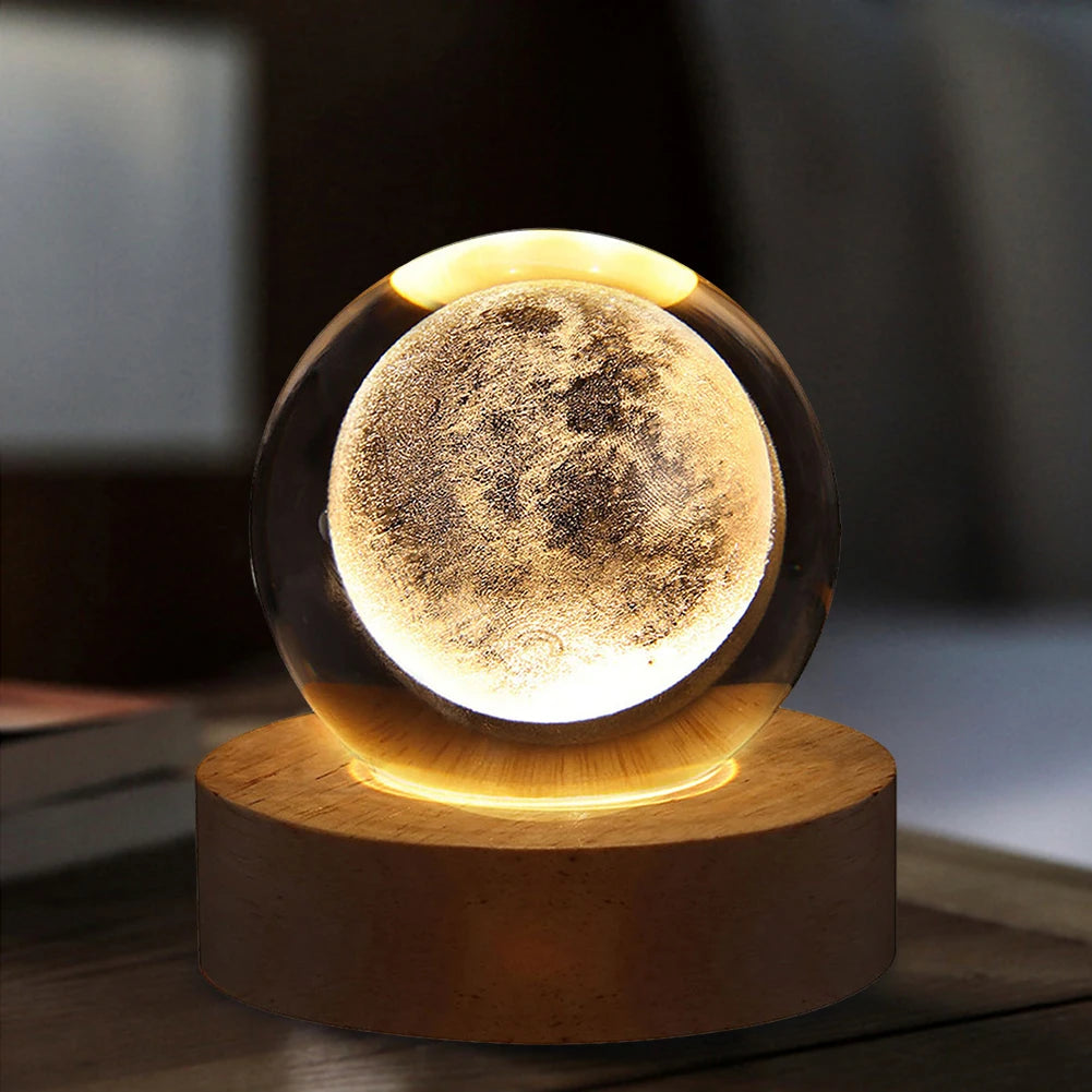 Full Moon 3D Lamp