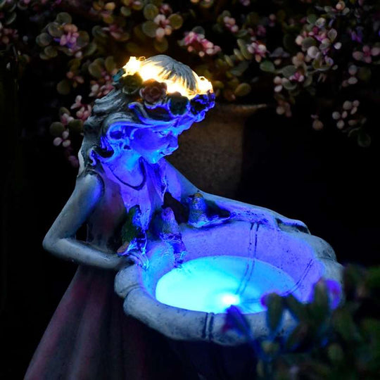 Solar Fairy Garden Sculpture
