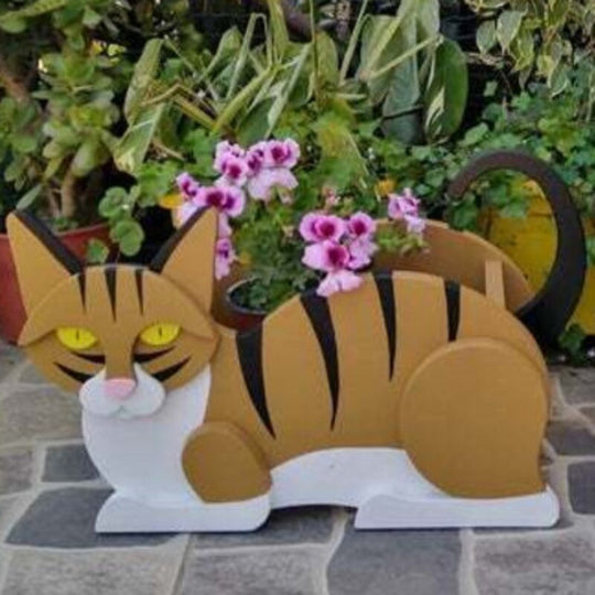 Meow-nique Flower Planter