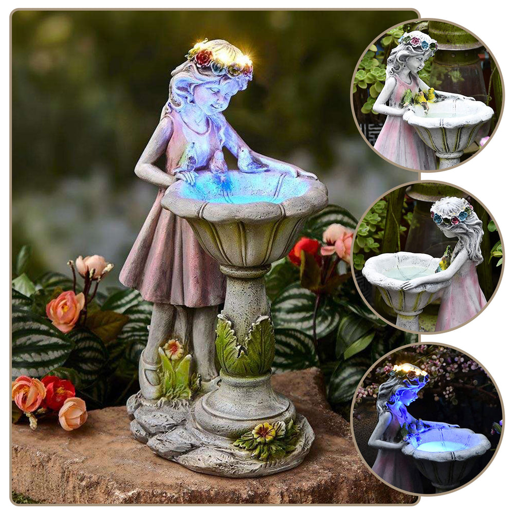 Solar Fairy Garden Sculpture