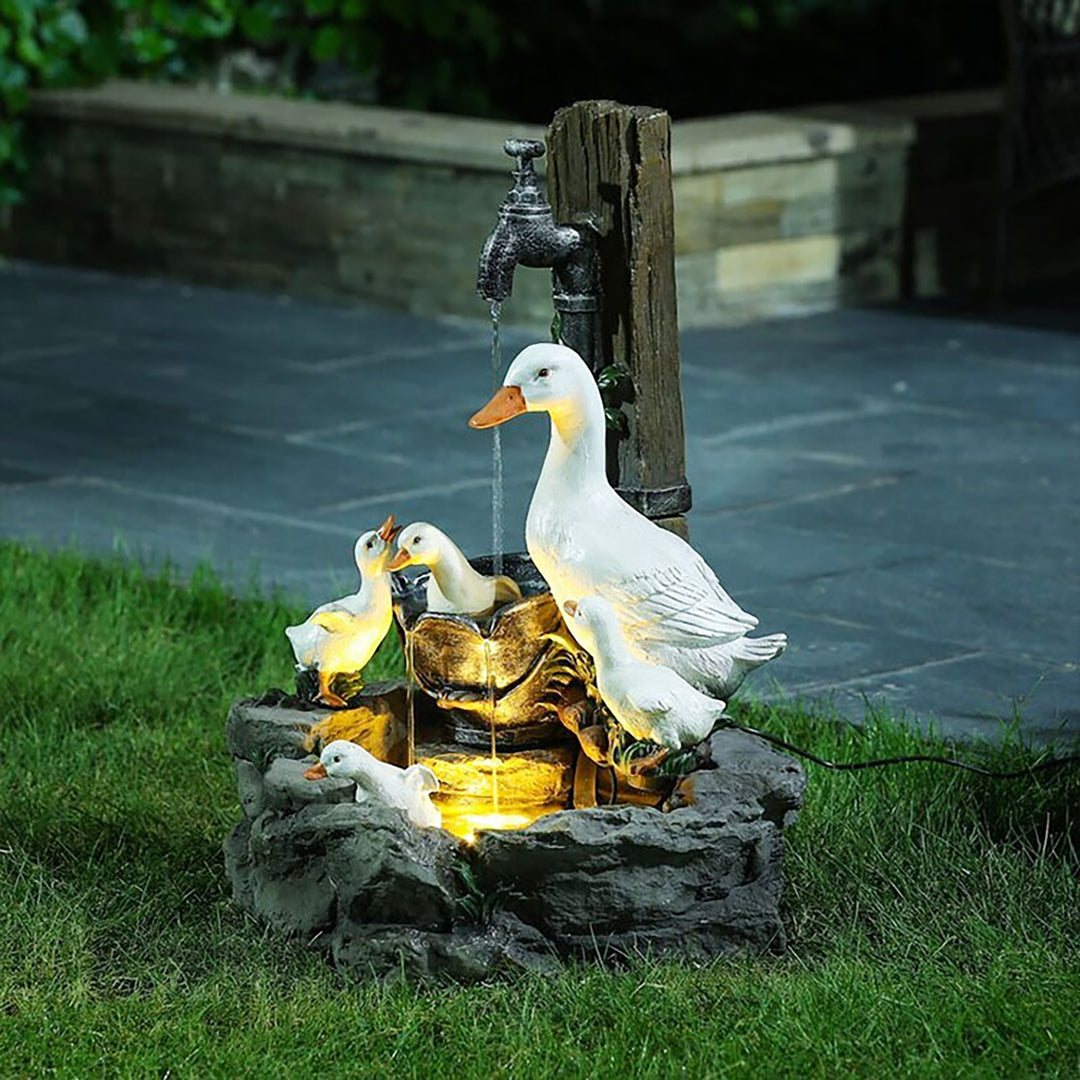 Solar-Powered Duck Sculptures