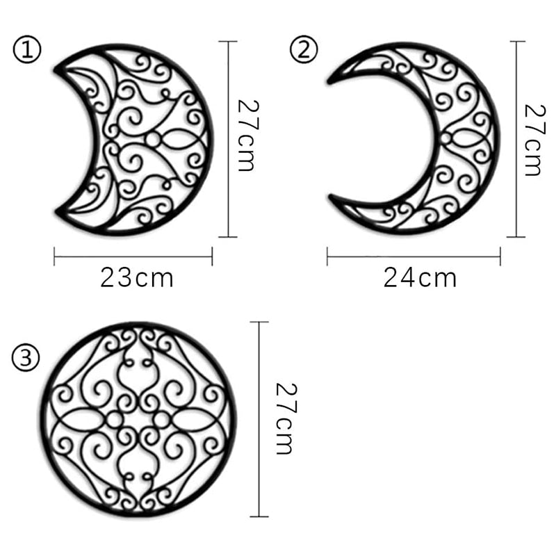 Moon Phase Wooden Wall Art