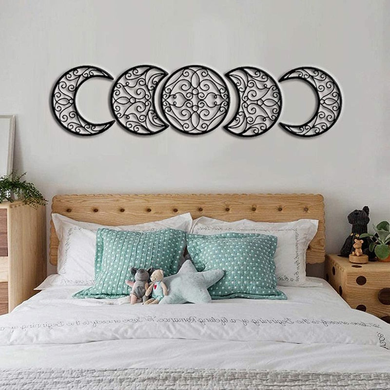 Moon Phase Wooden Wall Art