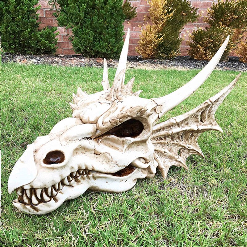 Dragon Fossil Statue of Elder - Artwork