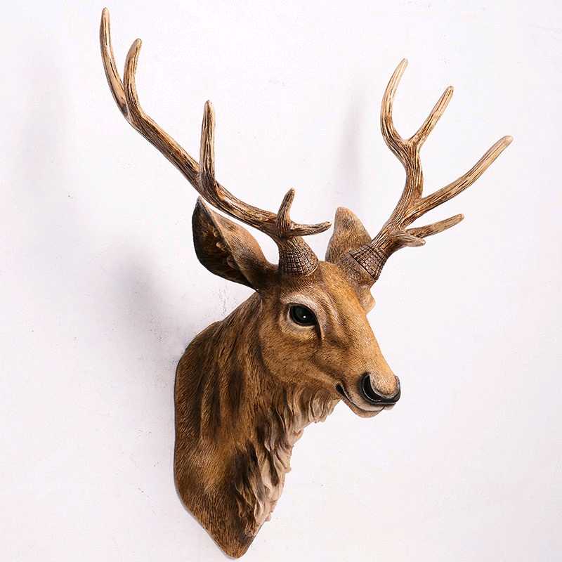 Rustic Charm Faux Deer Head