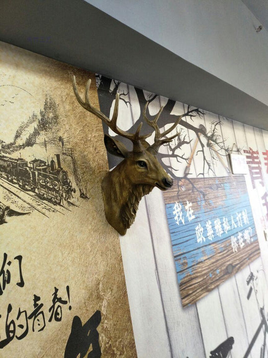 Rustic Charm Faux Deer Head