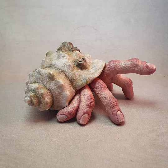 Creepy Finger Crab Sculpture