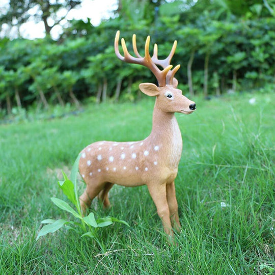 Wildlife Wonders Antlered Deer Resin Figurine