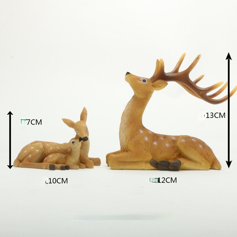 Wildlife Wonders Antlered Deer Resin Figurine