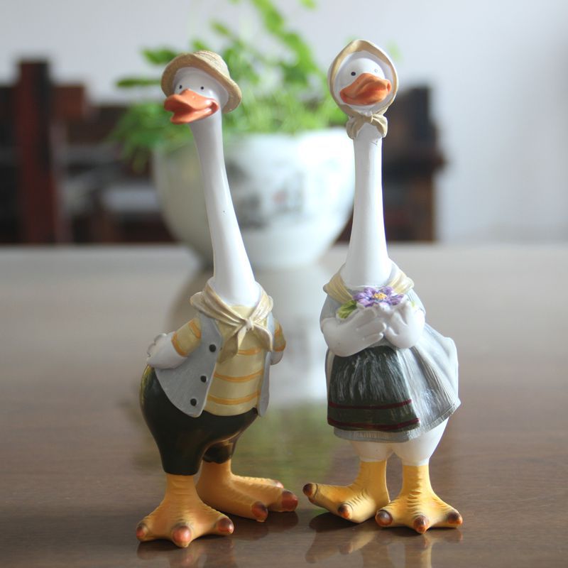 Resin Duck Family