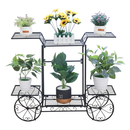 The Grandiose Large Metal Plant Stand