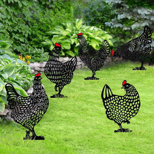 Metal Art - 5pcs Chicken Set