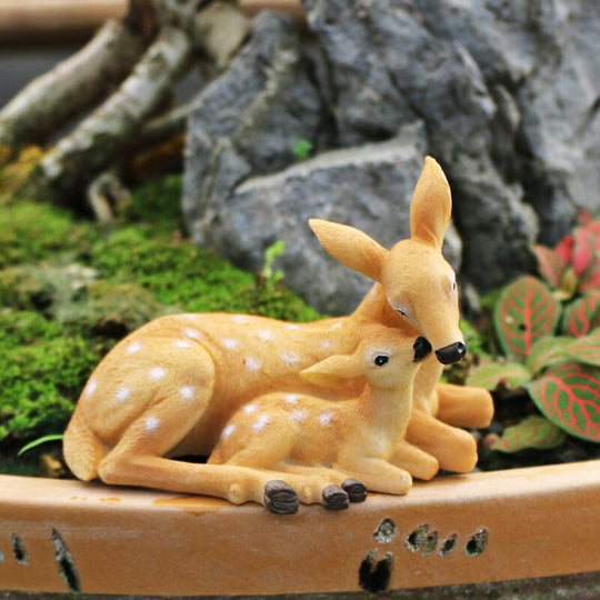 Wildlife Wonders Antlered Deer Resin Figurine