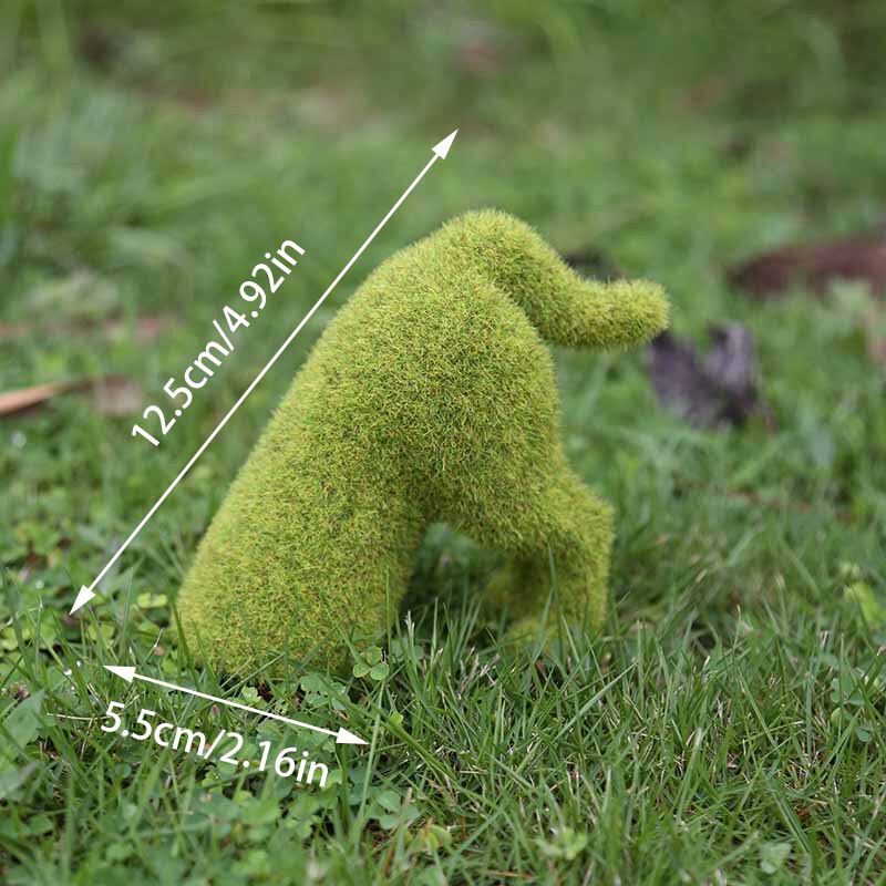 Green Pup Sculpture