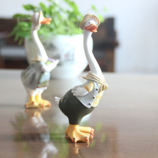 Resin Duck Family