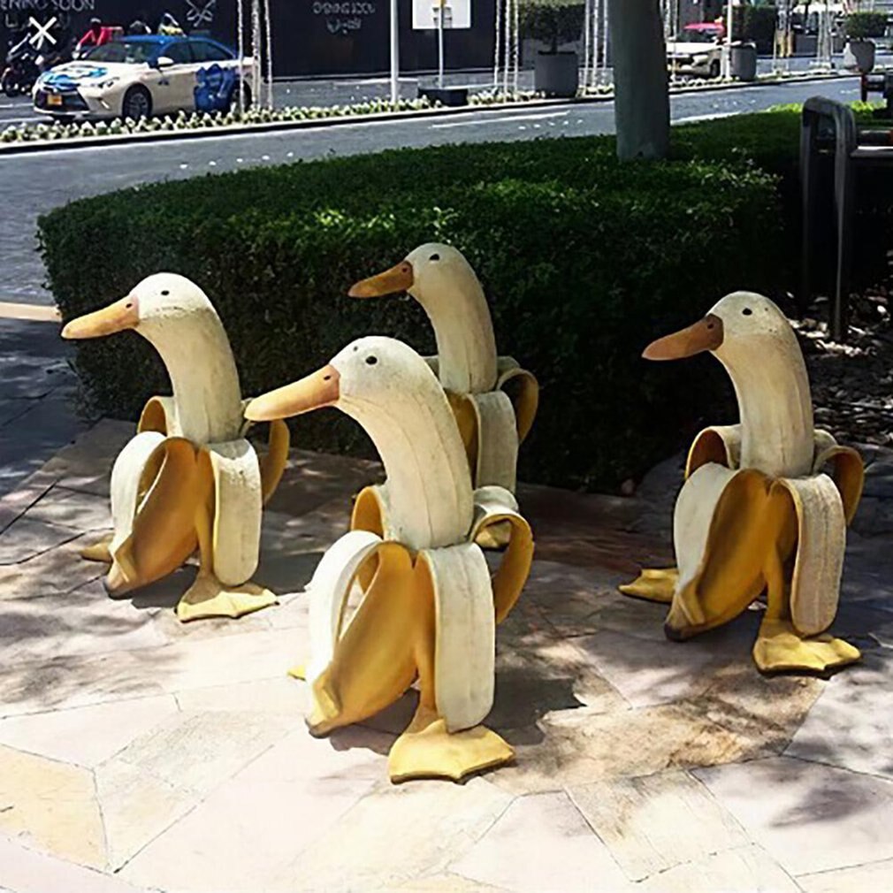 Quack-nana Garden Sculptures