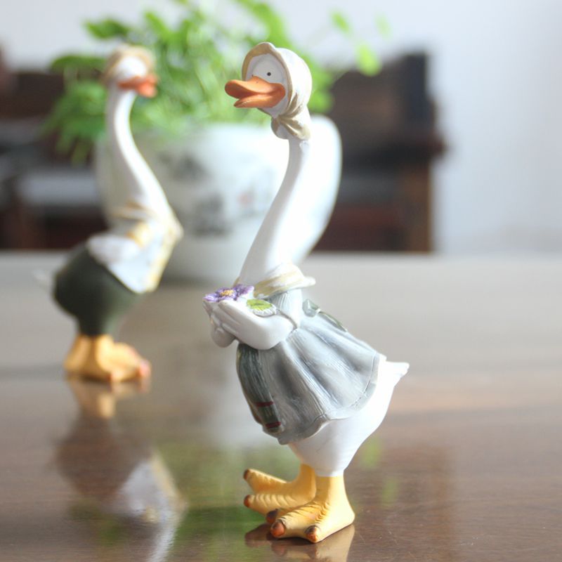 Resin Duck Family